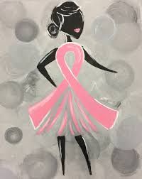 Awareness Art, Palette Painting, Art Exhibitions, Awareness Ribbon, Paint And Sip, Pink Ribbon, Exhibitions, Ribbon, Pink