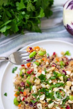 Healthy Quinoa Salad Recipe - Eat Your Beets Creamy Salad, Creamy Salad Dressing, Healthy Ingredients, Make Ahead Meals