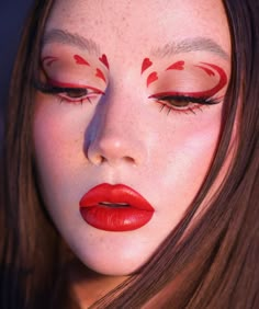 @olgadann Eyeliner Everyday, Valentine's Makeup, Kiss Cam, Makeup Look Ideas, Vampire Bride, Day Makeup Looks, Makeup Things, Indie Makeup