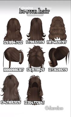 Codes For Bloxburg Hair, Berry Avenue Code Brown Hair, Brown Hair Brookhaven Codes, Brookhaven Id Codes Hair Brown, Hair Codes Berry Ave Brown, Brookhaven Outfit Codes Hair Brown, Roblox Id Codes For Brown Hair, Brook Haven Id Codes Hair