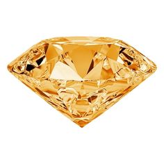 an orange diamond on a white background with clippings to the side and bottom