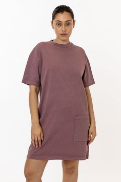 Average Size Women, Cosy Outfit, Oversized T Shirt Dress, Blank Apparel, Large Clothes, Mauve Dress, Comfy Dresses, Shirt Dress Style, Colored Pants