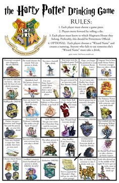 a harry potter board game with all the characters and their names on it's screen