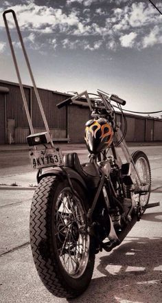 a black and white photo of a motorcycle