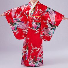 Gender:Girls'; What's in the box:Kimono Coat,Waist Belt; Types:Kimono,Robe,Yukata; Holiday:Masquerade; Style:Japanese Traditional; Occasion:Party; Material:Polyester; Age Group:Kid's; Listing Date:06/13/2022; Clothing Length:; Bust:; Height: Kimono Dress Traditional, Japanese Kimono Traditional, Blossom Costumes, Japanese Kimono Dress, Kids Kimono, Kimono Traditional, Japanese Baby, Traditional Japanese Kimono, Kimono Japanese