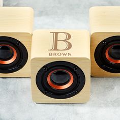 Personalized Bluetooth Speaker with Bamboo How To Ask Groomsmen, Ask Groomsmen, Asking Groomsmen, Best Groomsmen Gifts, Man Cave Accessories, Be My Groomsman, Golf Gifts For Men, Police Gifts, Police Officer Gifts