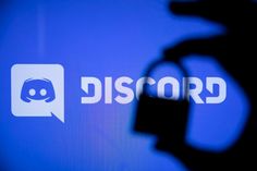 the logo for discord is seen through a magnifying lens in this photo