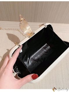 BirdinBag - Stylish Evening Clutch Bag for Formal Parties, Weddings & Proms - Womens Essential Beige Rectangular Bags For Wedding, Beige Rectangular Wedding Bags, White Clutch Bag For Wedding Guests, Formal Parties, Word Wrap, Women Essentials, Evening Clutch Bag, Evening Clutch, Handle Bag