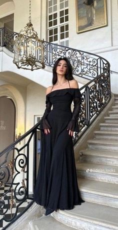 Long Black Evening Dress, Classy Prom, Classy Prom Dresses, Mermaid Prom Dress, Dress Birthday, Birthday Outfits, Black Evening Dresses