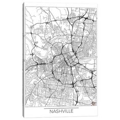 a black and white map of the city of atlanta, with lines drawn across it