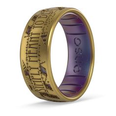 Bring the strength of Disney Sally’s unwavering love with you on all your journeys. This silicone ring features the romantic phrase "Simply Meant To Be, " surrounded by an etched design that mirrors Sally’s iconic patchwork dress. Crafted in Antique Gold and Mermaid DualTone, it’s a beautiful homage to the film’s enchanting love story. Pair it with the Disney’s Jack Skellington Simply Meant To Be ring for a set that’s perfect for you and your other half. Lifetime Warranty: Every Enso ring comes with a lifetime guarantee. If your ring breaks, stretches out, or fades, we’ll replace it for the lifetime of the buyer. Made in the Rockies: Made with the highest quality materials to set the standard for luxury silicone rings Ultra Comfortable: Unique, flexible design for ultra comfort even with s Enso Ring, Enso Rings, Simply Meant To Be, Gold Mermaid, Silicone Ring, Silicone Rings, Flexible Design, Patchwork Dress, Jack Skellington