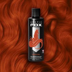 Ginger Flare | Arctic Fox - Dye For A Cause Orange Copper Hair, Burnt Orange Hair Color, Copper Hair Dye, Artic Fox Hair, Bright Copper Hair, Diamond Shaped Face, Burnt Orange Hair, Boxed Hair Color, Orange Hair Dye