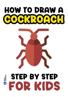 How to Draw a Cockroach | Easy Drawing Guide for Kids Draw Cockroach