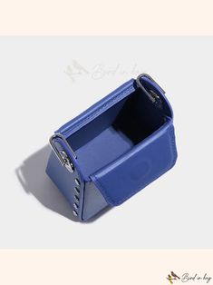 Bird in Bag - Klein blue bag cigarette case bag design women's bag bag mini pearl small square bag new small bag Trendy Rectangular Case Bag With Card Slots, Blue Pouch Box Bag For Mobile Phone, Blue Mobile Phone Pouch Box Bag, Modern Blue Compact Bag, Formal Blue Bags With Card Slots, Blue Rectangular Box Bag For Daily Use, Blue Rectangular Case Box Bag For Daily Use, Blue Mobile Phone Shoulder Box Bag, Blue Top Handle Box Bag For Gift