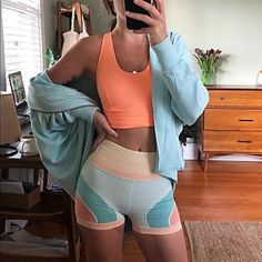 Will Accept Any Reasonable Offer On These! Yoga Running Work Out Gym Active Bike Shorts From Free People Fp Movement Citrus Combo Orange Peach Blue Aqua Yellow Size M (Runs Small/Very Fitted/Compression-Like) New Without Tags Orange Athleisure Activewear With Built-in Shorts, Multicolor Athleisure Shorts, Orange Athleisure Athletic Shorts With Built-in Shorts, Orange Fitted Activewear For Light Exercise, Athleisure Multicolor Gym Athletic Shorts, Fitted Orange Activewear For Light Exercise, Multicolor Athleisure Athletic Shorts For Workout, Multicolor Athleisure Shorts For Gym, Athleisure Multicolor Athletic Shorts For Gym