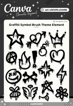 graffiti brush brushes and elements for photoshopped