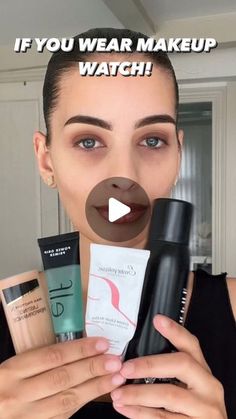 How To Make Up For Beginners, Easy Natural Makeup Looks, Makeup No Makeup Look, No Makeup Makeup Tutorial, Nude Eye Makeup, Belle Makeup, Face Makeup Tutorial Video, Cakey Makeup, Big Eyes Makeup