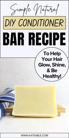 Want glowing, shiny, and healthy hair? Try this simple natural DIY conditioner bar recipe! Perfect for all hair types, this eco-friendly alternative is easy to make and packed with nourishing ingredients. Say goodbye to plastic bottles and hello to healthy, beautiful hair with this homemade conditioner bar! Click to discover the step-by-step guide and unlock the secrets to radiant hair. Diy Conditioner Bar, Conditioner Bar Recipe, Homemade Conditioner, Diy Conditioner, Natural Cleaning Solutions, Natural Hair Diy, Hair Care Recipes