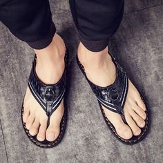 Mens Slip Ons, Men Slippers, Flat Slippers, Men's Slippers, Flat Slipper, Leather Flip Flops, Beach Flip Flops, Buckled Heels, Men's Sandals