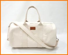 "♡ This Duffel Bag Bag is made from 14 oz canvas with cotton webbing. ♡SIZE: Small: 18\" wide x 10\" circumference Large: 22 wide x 12\" circumference Features: Cotton Webbing Handles 2 Front Handle 2 Side Handle 1 55\"Cross body Strap 1 inside zippered pocket Heavy duty zipper with 2 pulls Stitched with Nylon Thread for long lasting use This Bag can be use as: Travel Bag Carry On Bag Sports Bag Weekender Bag Gym Bag Yoga Bag ♡ PROCESSING TIME: Your Duffel Bag Bag will ship within 1-3 business d Small Duffle Bag, Canvas Duffel Bag, Duffel Bags, Sports Bags Gym, Yoga Bag, Sac Week End, Travel Duffel, Duffel Bag Travel, Carry On Bag