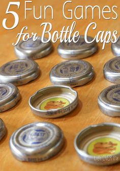 five fun games for bottle caps