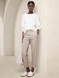 Hayden Tapered Pant | Banana Republic Factory Best Travel Pants, Smart Casual Work, Classic Pants, Womens Business Casual, Banana Republic Factory, Banana Republic Pants, Tapered Pants, Work Outfits Women, Work Wardrobe