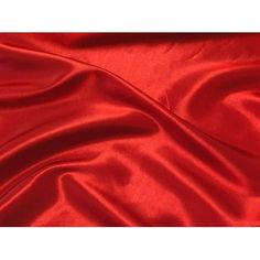 the red fabric is very soft and shiny