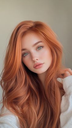 Red Copper Hair Color Ideas Red Copper Hair, Hair Color Red, Copper Hair Color Ideas, Red Copper Hair Color, Cinnamon Hair, Pretty Redhead, Blonde Haircuts, Hair Color Auburn, Copper Hair Color