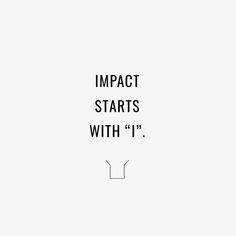 an image with the words impact starts with 1'in black and white text on a white background