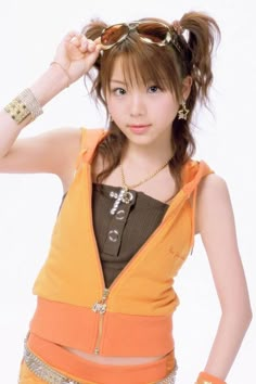 Hairstyles 2000s, Reina Tanaka, Tanaka Reina, High Fashion Poses, 2000s Fashion Trends, Outfits 2000s, Morning Musume, 00s Fashion, Fashion Idol