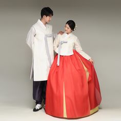 Korean Women's Hanbok - Wedding, Event, Birthday Order Hanbok -HUIYEON This hanbok is custom-made in Korea. Production date takes 4-5 days after ordering  It will be delivered from 6th to 7th in Korea. To order beautiful hanbok that fits your body  The exact size of your body It's important.  Thank you. Traditional Fitted Hanbok For Weddings, Traditional Fitted Wedding Hanbok, Couple Hanbok, Hanbok Shoes, Wedding Hanbok, Traditional Couple, Hanbok Wedding, Korean Wedding Dress, Hanbok Dress