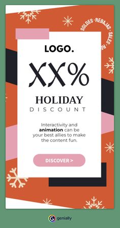 an advertisement for the xoxo holiday discount