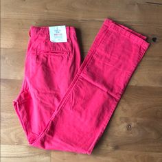 New And Never Worn With Sizing Tag (Not Price Tag). Bright Red. Slim Fit! Gap Pink Cotton Bottoms, Red Relaxed Fit Full Length Bottoms, Casual Red Pants For Summer, Trendy Gap Cotton Pants, Red Relaxed Fit Cotton Pants, Red Relaxed Fit Full-length Pants, Gap Spring Pants, Gap Spring Full-length Pants, Gap Spring Full Length Pants