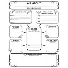 an all about me worksheet