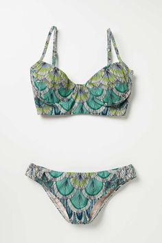 Seaplume Bikini // Mara Hoffman for Anthropologie Types Of Bikinis, Summer Ideas, Kitenge, Beach Wears, Beach Style, Two Pieces