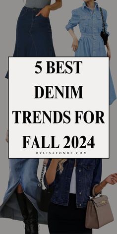 Fall 2024 Denim Trends, Fall 2024 Fashion Trends Women Over 40, Winter Denim Outfits, 2024 Denim, Traditional Aesthetic, Casual Outfit Inspiration, Fall Denim, Jean Trends, Trendy Fall Outfits