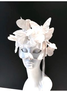 Ball Attire, Plastic Mask, Butterfly Mask, Bridal Mask, Antique Porcelain Dolls, Butterfly Costume, Masked Ball, Performance Outfits, Diy Kostüm