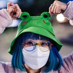 ❤ If frog were a hat, you would pick frog up and say "that's a nice hat" ❤ Designed by mintandapple, popularized by the lovely singer-songwriter Corook! Give them a listen for wholesome indie pop that will break your heart, just to heal you back up again with a warm musical hug ❤️‍🩹(Website, Instagram, TikTok) ❤ Embroidered details ❤ Spot clean with mild soap and water ❤ Hat opening diameter ~8.25 inches (21cm) ❤ Hat opening circumference ~21.5 inches (55cm) Playful Green Brimmed Bucket Hat, Cute Green Hat With Curved Brim, Cute Green Cap Hat, Cute Green Adjustable Hat, Playful Green Brimmed Sun Hat, Cute Adjustable Green Hat, Fun Green Brimmed Sun Hat, Cute Green Hat One Size Fits Most, Green Fun Bucket Hat One Size