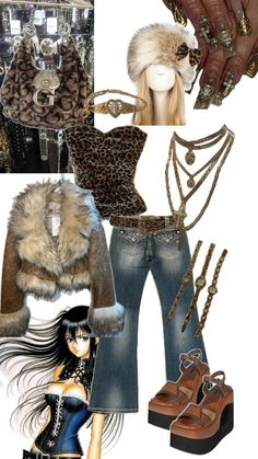 Coyote Ugly Outfit Ideas, Winter 2000s Outfits, Winter Outfits Aesthetic Vintage, Ugly Outfit, Cowgirl Fits, Y2k Cowgirl, 2000s Fashion Inspiration, Street Style Outfits Casual, Mcbling Fashion