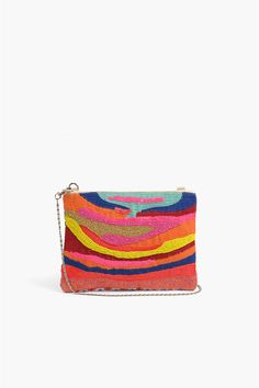 Isabella Embellished Clutch Multicolor Crossbody Shoulder Bag For On-the-go, Trendy Multicolor Crossbody Clutch, Fun Multicolor Crossbody Shoulder Bag, Fun Multicolor Shoulder Bag With Adjustable Strap, Fun Multicolor Shoulder Bag For Daily Use, Multicolor Travel Clutch With Detachable Strap, Colorful Crossbody Travel Bag, Multicolor Shoulder Bag Pouch For Everyday Use, Multicolor Clutch Mobile Phone Bag