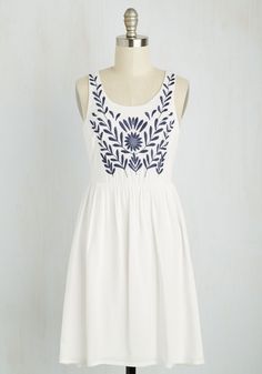 Embroidered Dress Outfit, White Embroidered Dress, Dress Outfit, Playing Dress Up, Get Dressed, I Dress