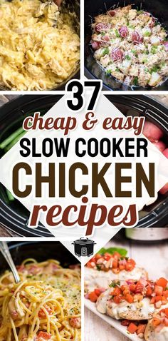 the best slow cooker chicken recipes that are easy to make and great for dinner