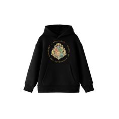 He'll love the cool style of this Boys 8-20 Harry Potter Hogwarts Crest Hoodie. He'll love the cool style of this Boys 8-20 Harry Potter Hogwarts Crest Hoodie. Crewneck Long sleevesFABRIC & CARE Cotton / Polyester Machine wash Imported Size: Small. Color: Black. Gender: male. Age Group: kids. Casual Black Hoodie For School, Black Hooded Hoodie For School, Winter School Hoodie With Graphic Print, Winter School Sweatshirt With Graphic Print, Winter Graphic Print Hoodie For School, Black Fall Sweatshirt For School, Black Sweatshirt For School In Fall, Black Long Sleeve Sweatshirt For School, Black Hooded School Hoodie