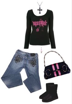 2010 Winter Outfits, 2000s Clothing, 2000s Outfit, 90s Fashion Outfits, Y2k Clothes