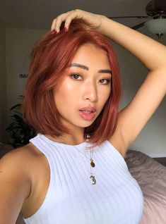 Velvet Hair Color, Red Velvet Hair Color, Red Velvet Hair, Red Bob Hair, Red Hair Trends, Short Red Hair