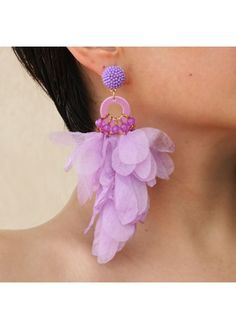 Color:Light Purple;Package Contents:1 Pair X Earrings;Occasion:Other; Pink Chandelier Earrings For Summer Party, Purple Bohemian Chandelier Earrings For Party, Bohemian Purple Chandelier Earrings For Party, Summer Party Jewelry With Dangling Beads, Summer Party Pierced Earrings, Bohemian Earrings For Spring Party, Bohemian Spring Earrings For Party, Spring Party Beaded Earrings With Dangling Beads, Summer Purple Earrings With Colorful Beads