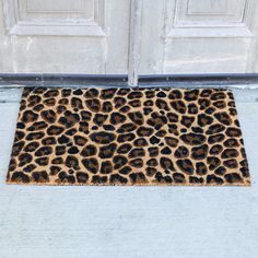 RS COIR DOORMAT LEOPARD Counter Spray, Round Top Collection, Brighton Houses, Greenery Garland, Entertaining Essentials, Harvest Decorations, Coir Doormat, Candle Tray, Linen Spray