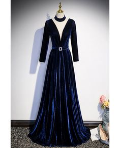 Get 10% off now! Buy deep vneck formal long velvet dress with long sleeves at cheap price online. Free stable shipping and pro custom service since 2009. Fall Banquet V-neck Evening Dress, Long Sleeve V-neck Evening Dress, Elegant V-neck Velvet Wedding Dress, Winter Evening V-neck Dress, Winter Prom V-neck Evening Dress, V-neck Velvet Evening Dress, Velvet V-neck Wedding Dress, Velvet V-neck Dress For Wedding, Elegant Long Sleeve Velvet Evening Dress