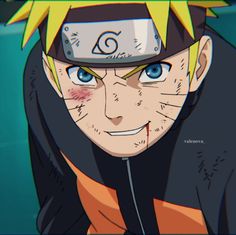 naruto with blue eyes and yellow hair