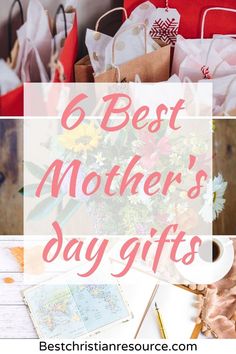 mother's day gifts for the 6 best mothers in the world, including books and flowers